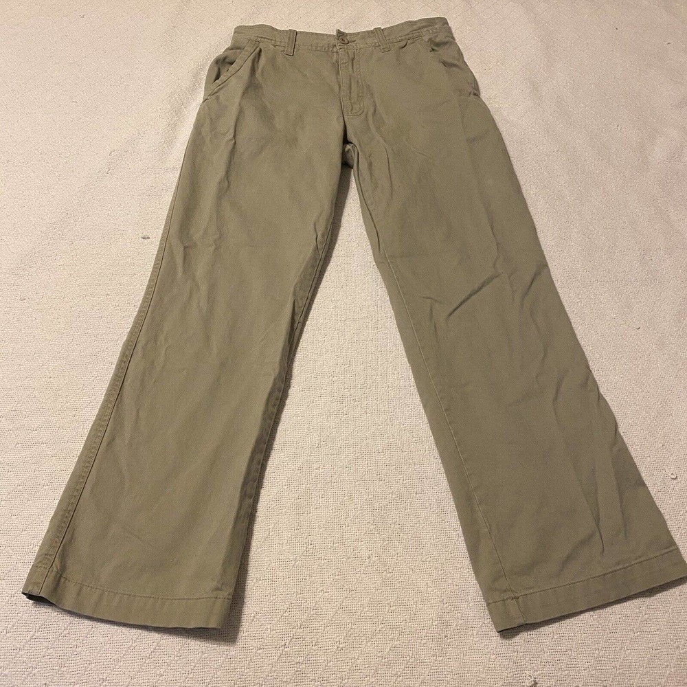 Old Navy Khaki Pants Mens Size 30 X 32 Brown Twill Straight Leg Classic